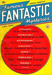 Famous Fantastic Mysteries, January 1940