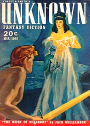 Unknown Fantasy Fiction, March 1940