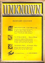 Unknown Fantasy Fiction, July 1940