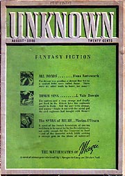 Unknown Fantasy Fiction, August 1940