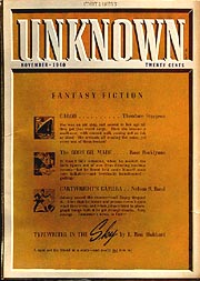 Unknown Fantasy Fiction, November 1940