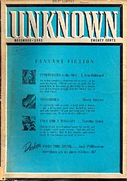 Unknown Fantasy Fiction, December 1940