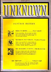 Unknown Fantasy Fiction, June 1941
