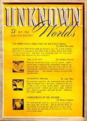 Unknown Worlds, October 1942